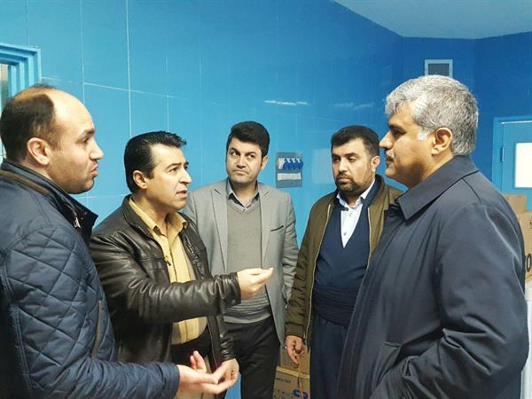 بازدید رئیس دانشگاه علوم پزشکی و خدمات بهداشتی درمانی کرمانشاه از بیمارستان جدیدالاحداث قدس پاوه