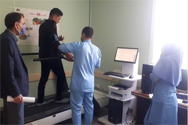 خریداری و راه اندازی دستگاه تست ورزش در بیمارستان امام خمینی-ره