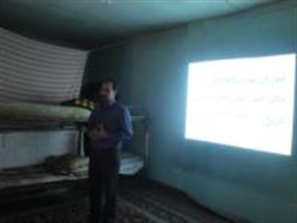 برگزاری جلسه آموزشی در خصوص بیماری ایدز در کمپ ترک اعتیاد ارامش مورخه30/06/1393