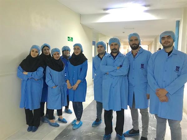 کارآموزی صنعت دانشجویان ورودی ۹۳ در کارخانه داروپخش تهران برگزار شد
