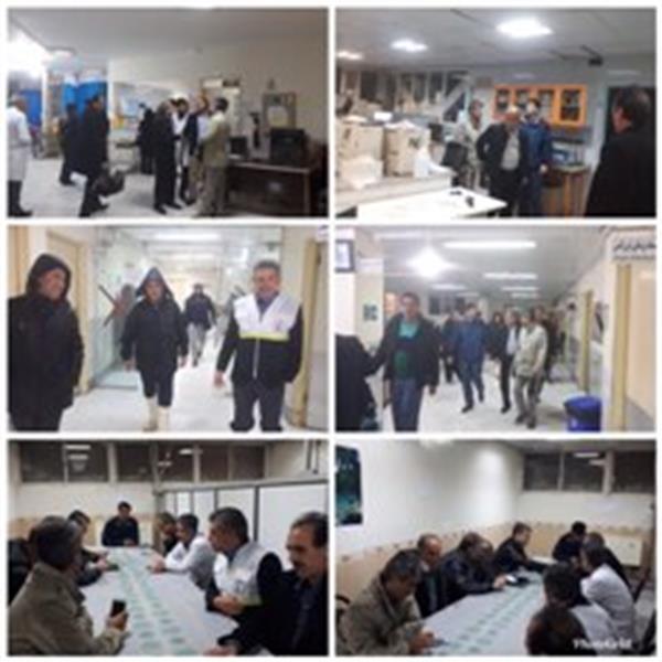 باتوجه به بارش های شدیدوامکان آبگرفتگی دادستان از بیمارستان امام خمینی(ره) بازدید کرد