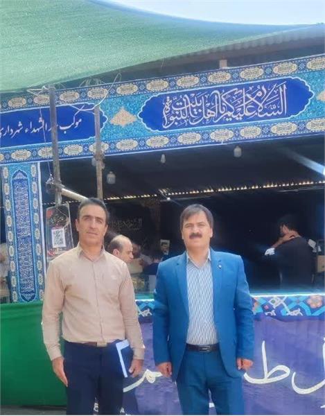 بازدید رئیس مرکزبهداشت شهرستان اسلام‌آباد غرب،ازموکب‌های خدمت‌رسان به زائران اربعین حسینی1405/05/07