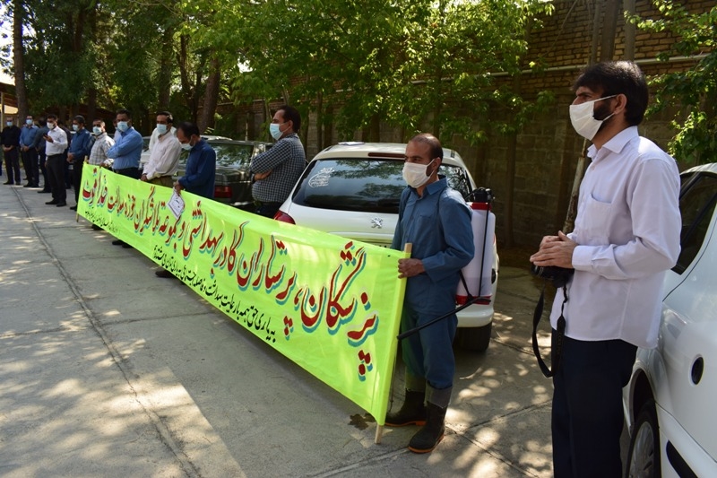 حضور فرماندار درجمع پرسنل بهداشت و درمان 7