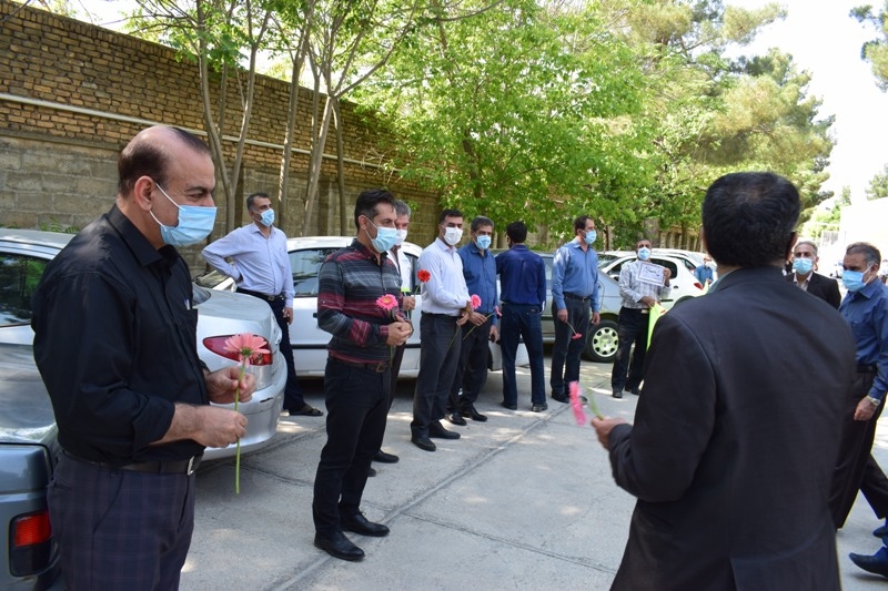 حضور فرماندار درجمع پرسنل بهداشت و درمان 11