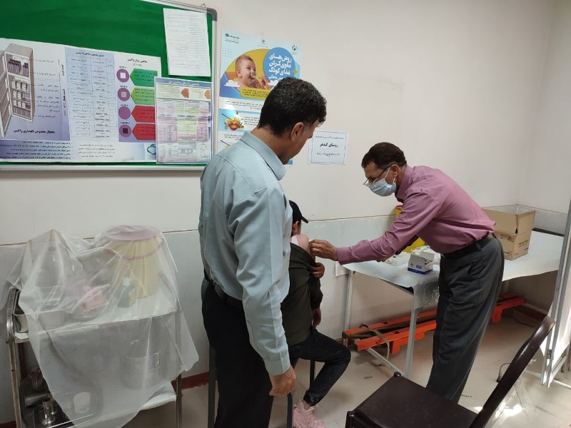 نمونه سرخک مثبت 1